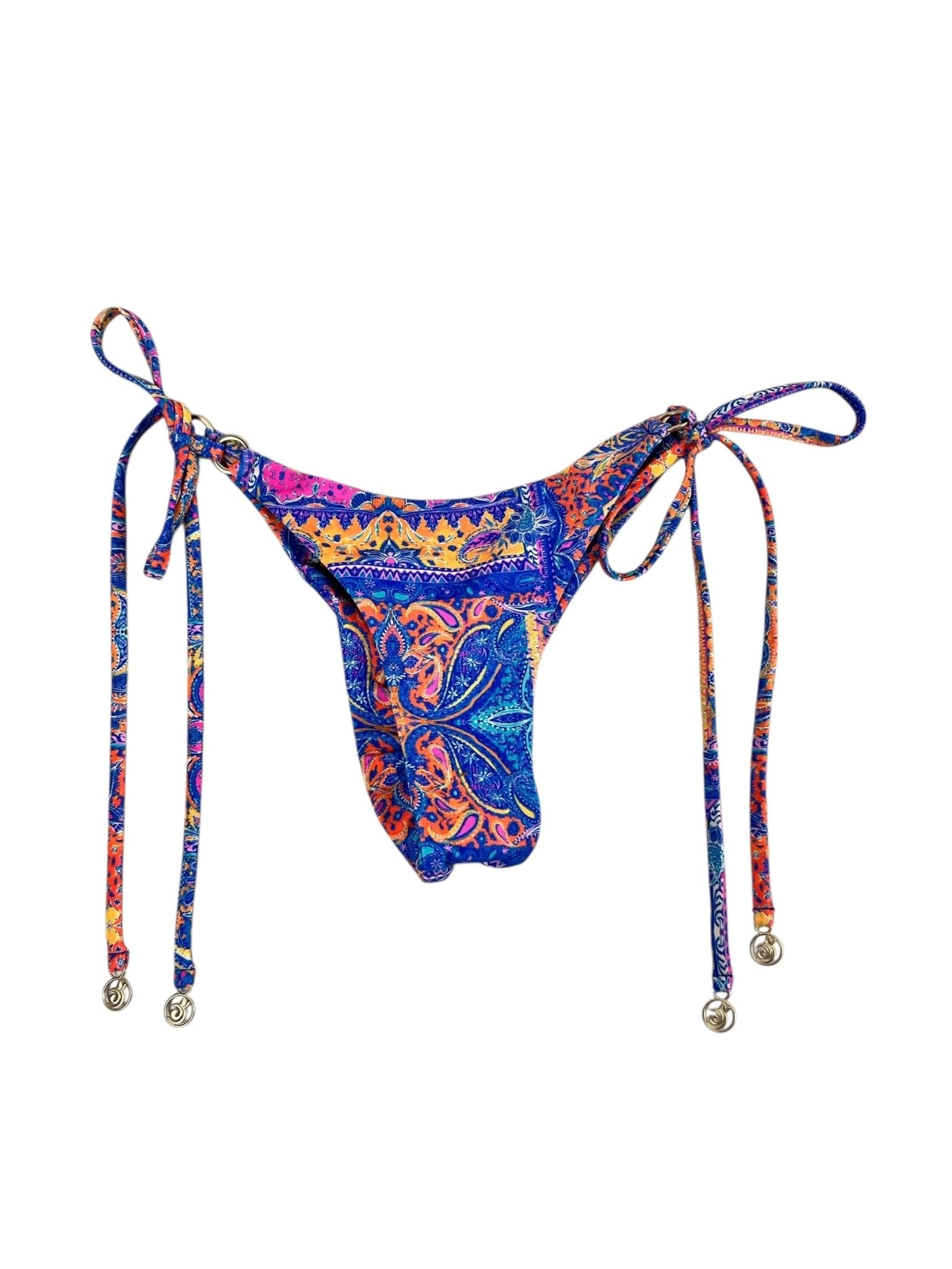 PAISLEY TIDE CHEEKY SCRUNCH BOTTOM - Berry Beachy Swimwear