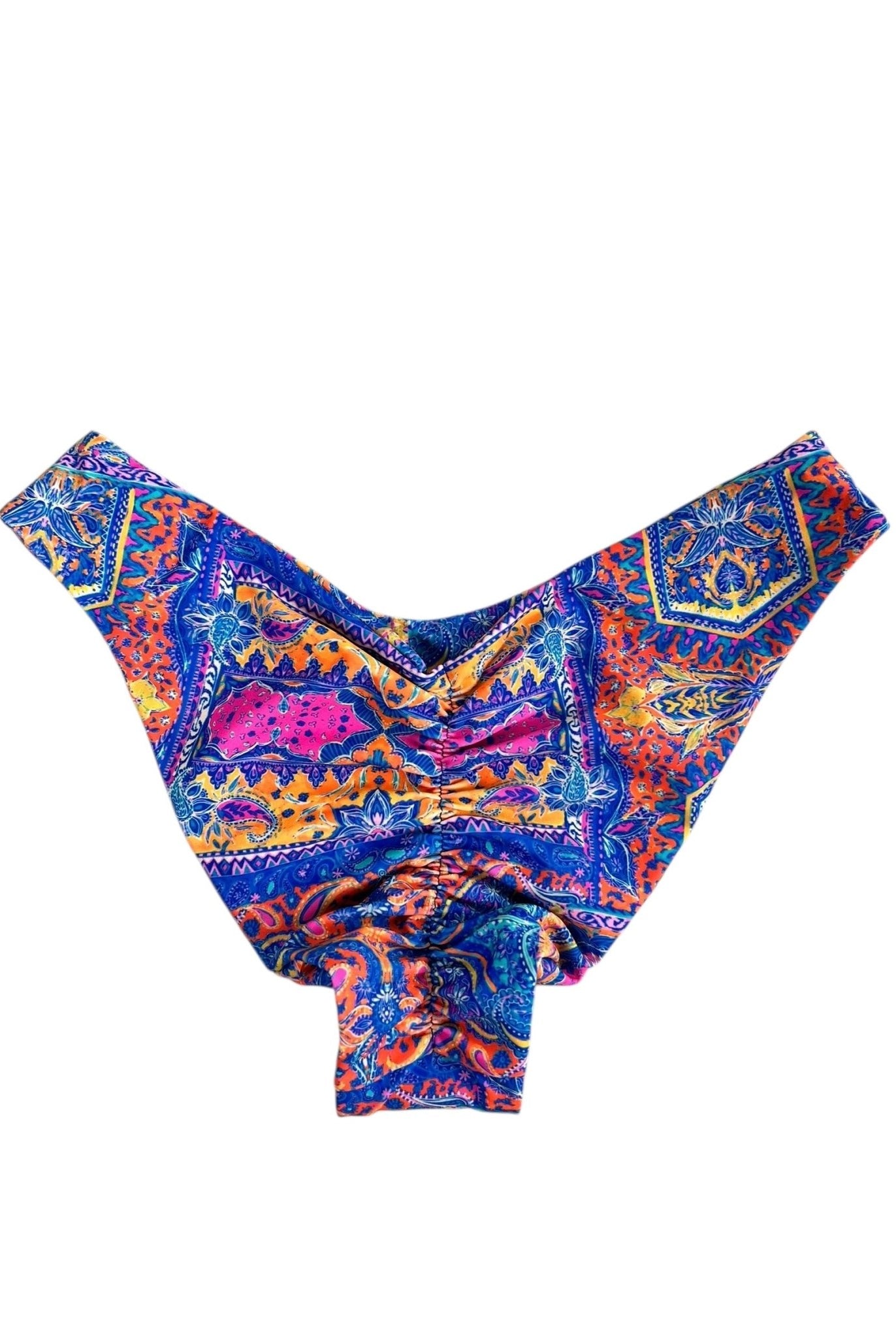 PAISLEY TIDE MODERATE CHEEKY BOTTOM - Berry Beachy Swimwear