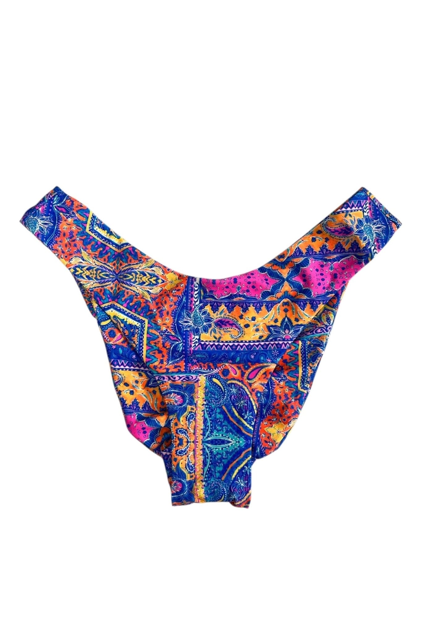PAISLEY TIDE MODERATE CHEEKY BOTTOM - Berry Beachy Swimwear