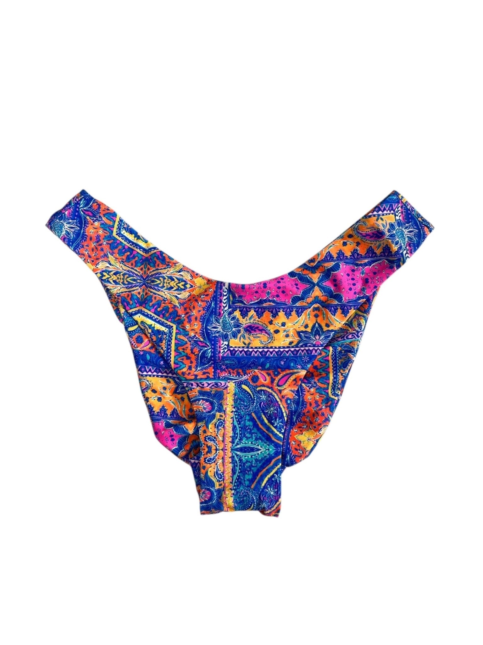 PAISLEY TIDE MODERATE CHEEKY BOTTOM - Berry Beachy Swimwear