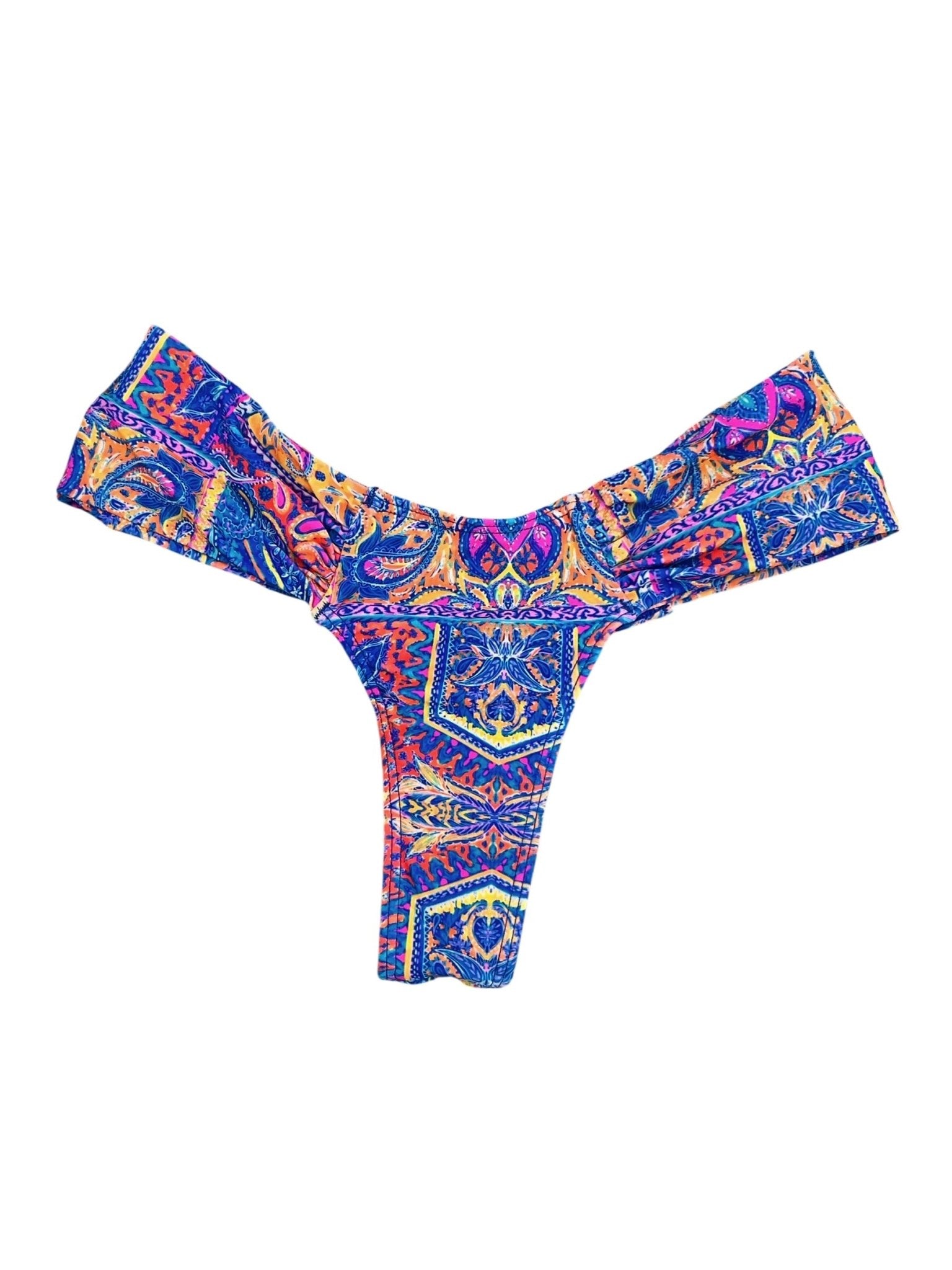 PAISLEY TIDE RUCHED BOTTOM - Berry Beachy Swimwear