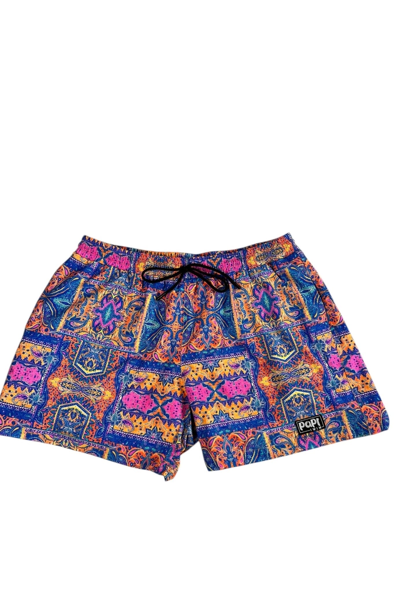 PAISLEY TIDE TRUNKS 5.5" & 7.5" STRETCH - Berry Beachy Swimwear