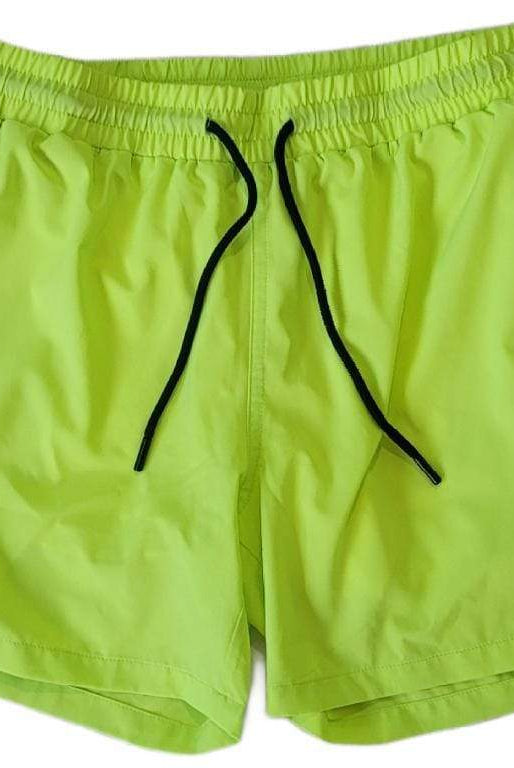 PAPI MEN TRUNKS 5.5" & 7.5" STRETCH - NEON YELLOW - Berry Beachy Swimwear