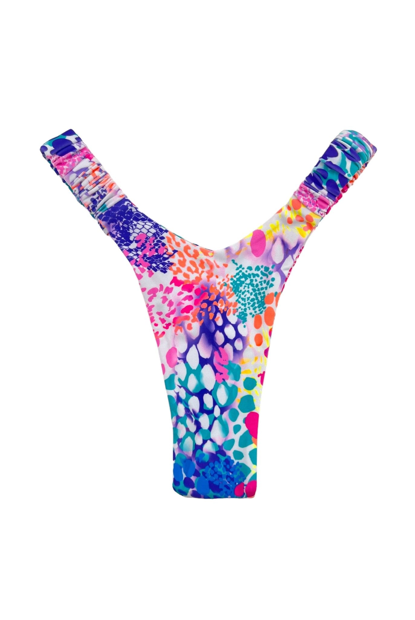 PEBBLES SCRUNCHIE V BOTTOM - Berry Beachy Swimwear
