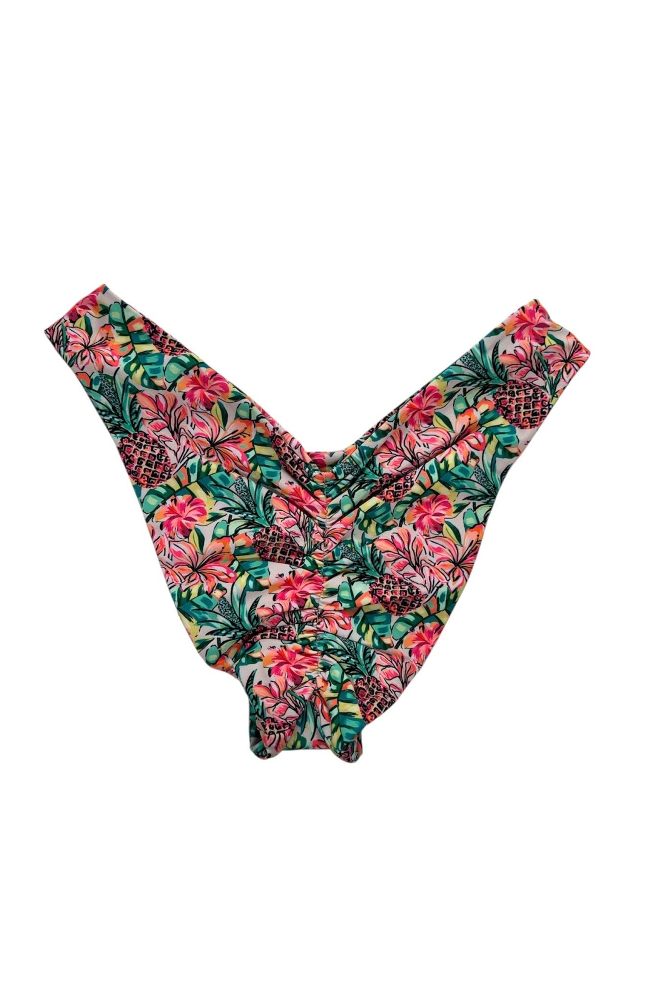 PINEAPPLE BLOOM MODERATE CHEEKY BOTTOM - Berry Beachy Swimwear