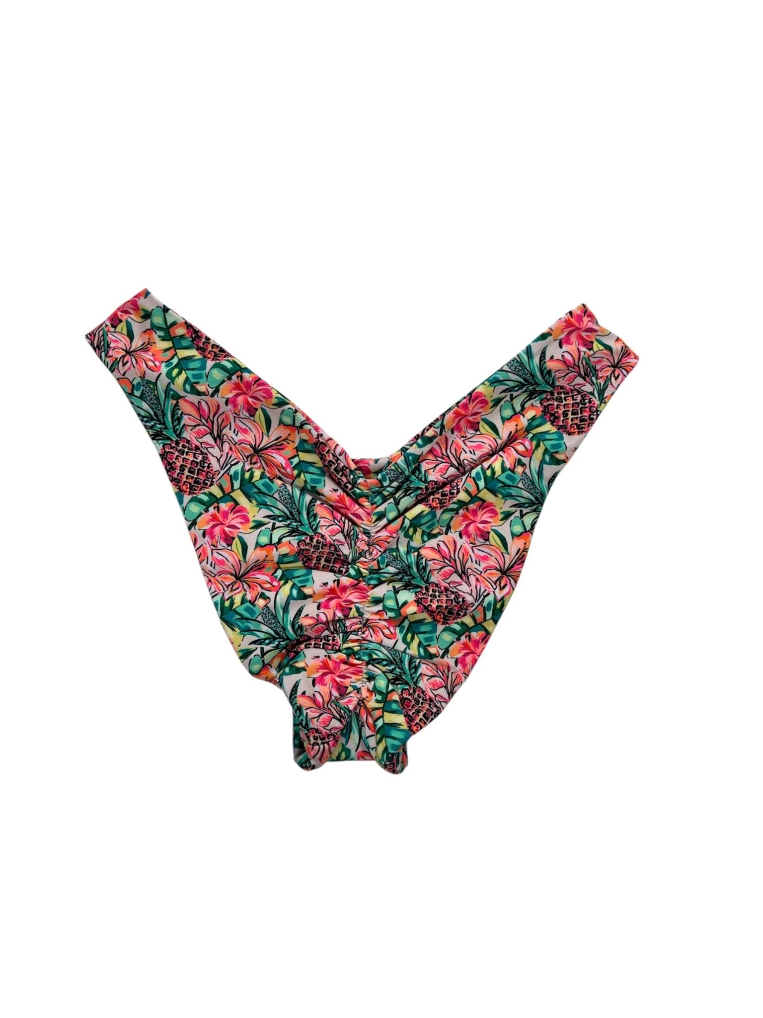 PINEAPPLE BLOOM MODERATE CHEEKY BOTTOM - Berry Beachy Swimwear