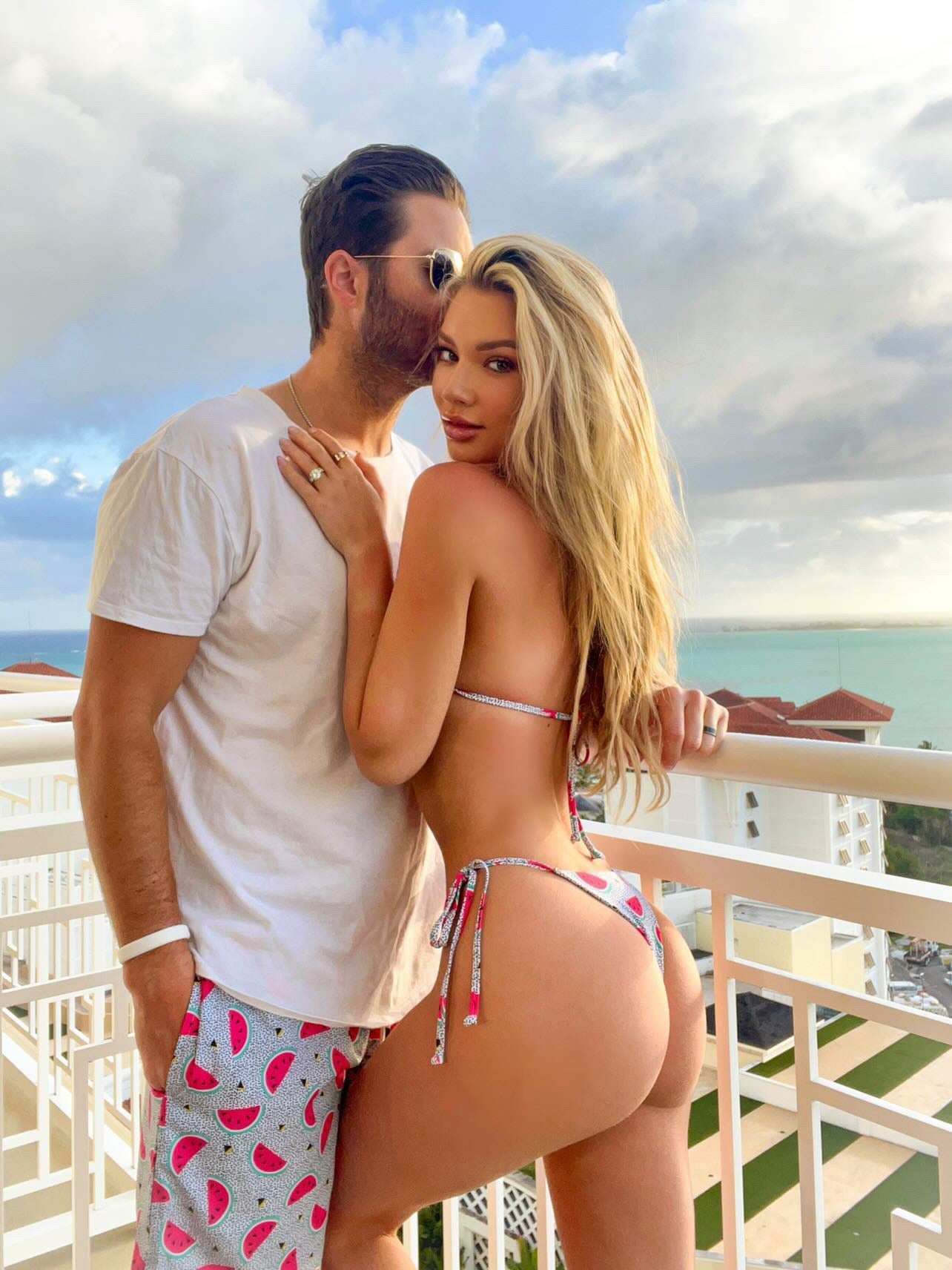 RETRO MELON MINIMAL BOTTOM - Berry Beachy Swimwear