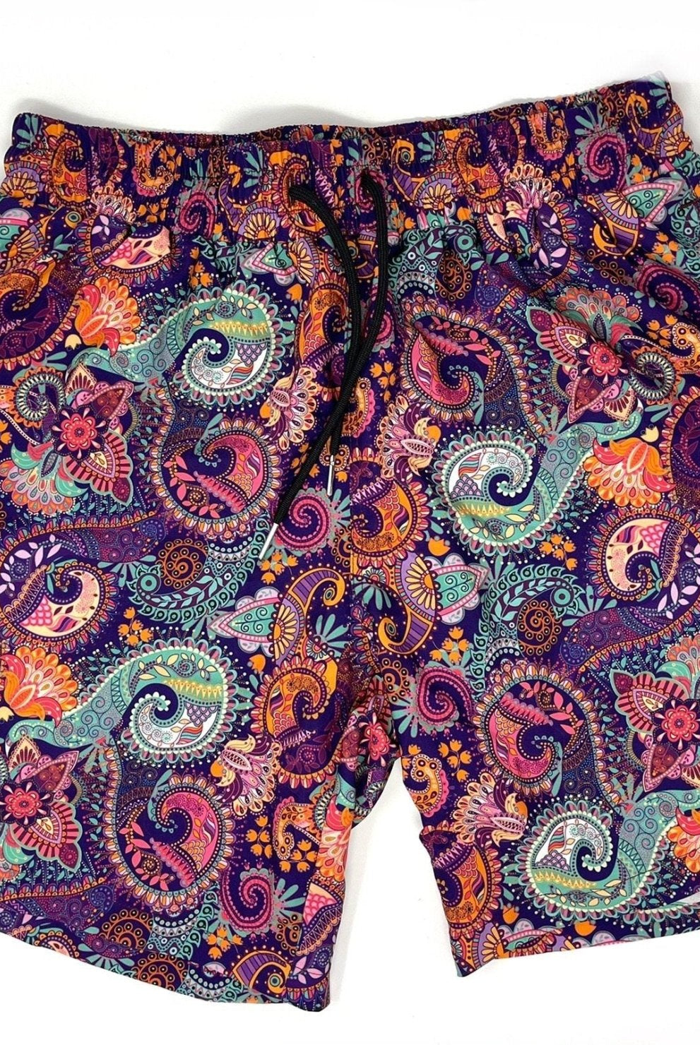 RIDHI MEN TRUNKS 5.5" & 7.5" STRETCH - PAISLEY - Berry Beachy Swimwear