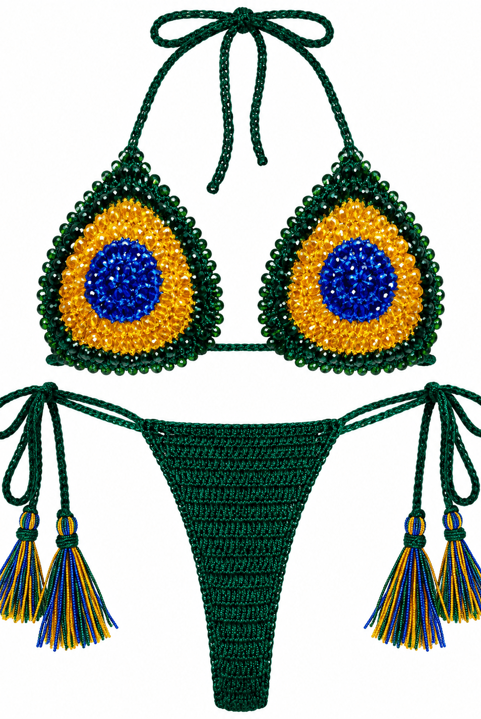 RIO CROCHET BIKINI SET - Berry Beachy Swimwear