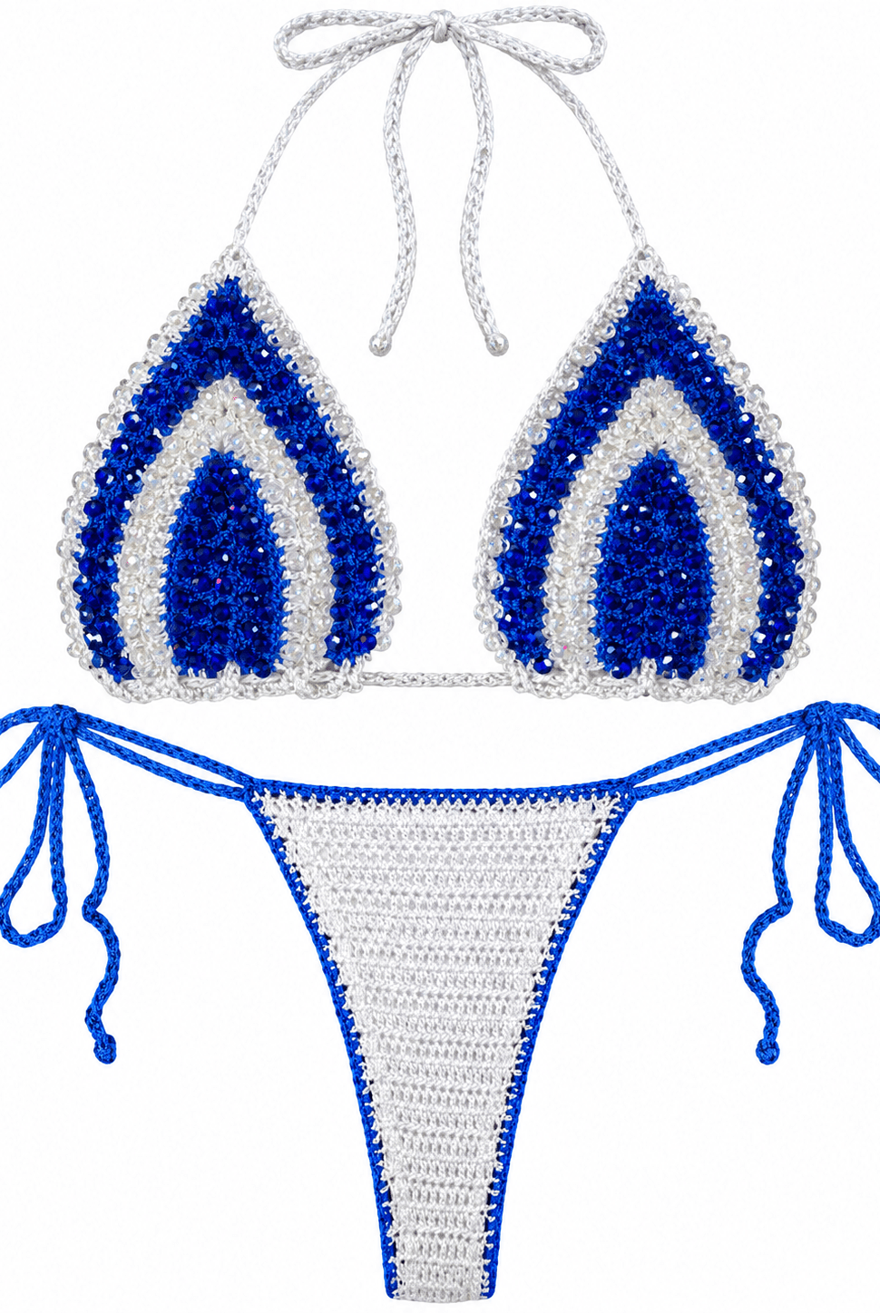 SANTORINI CROCHET BIKINI SET - Berry Beachy Swimwear