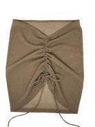 SHEER COVER UP SKIRT - LATTE - Berry Beachy Swimwear