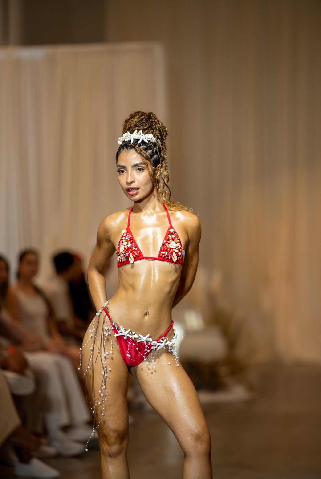 SIRENA DEL ARRECIFE BOTTOM- CORAL VIVO - Berry Beachy Swimwear