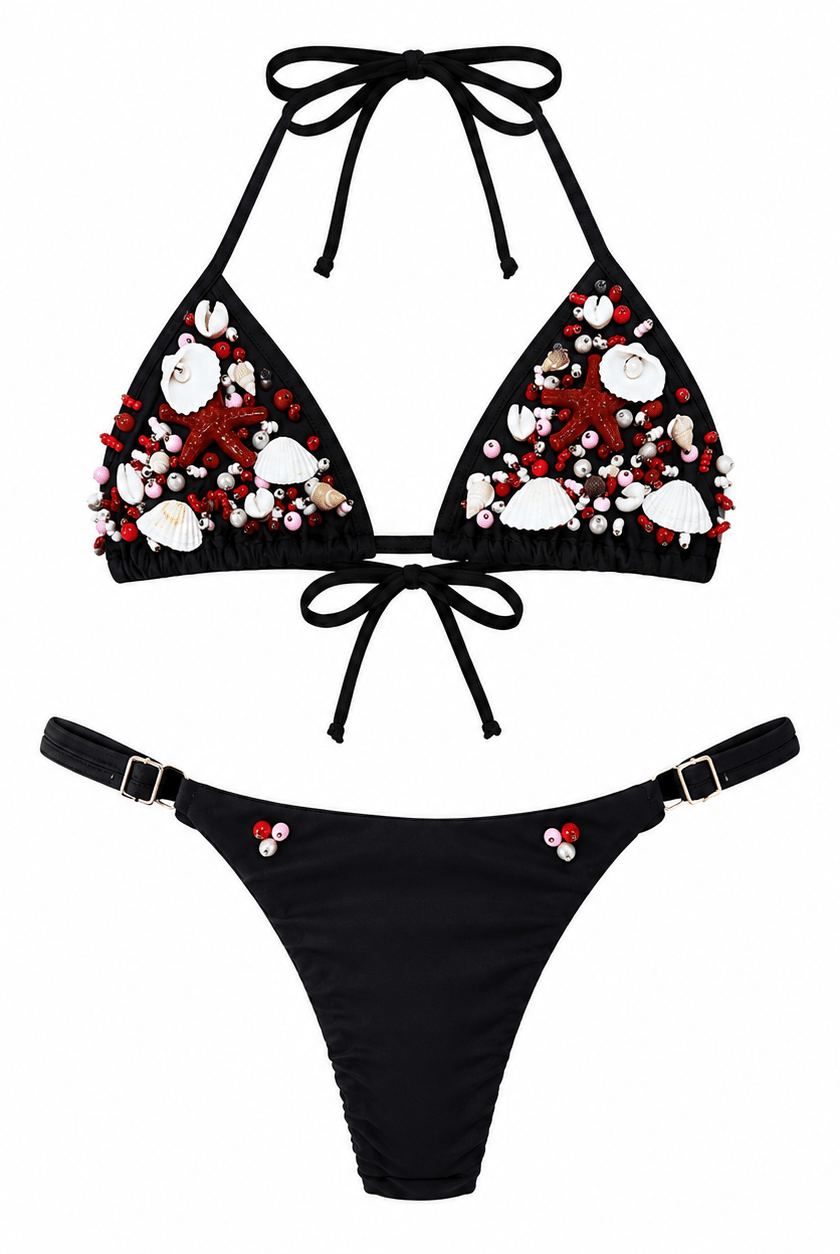 SIRENA DEL ARRECIFE SET- MAREA NEGRA - Berry Beachy Swimwear
