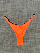 SLYTHER CHEEKY SCRUNCH BOTTOM ORANGE - Berry Beachy Swimwear
