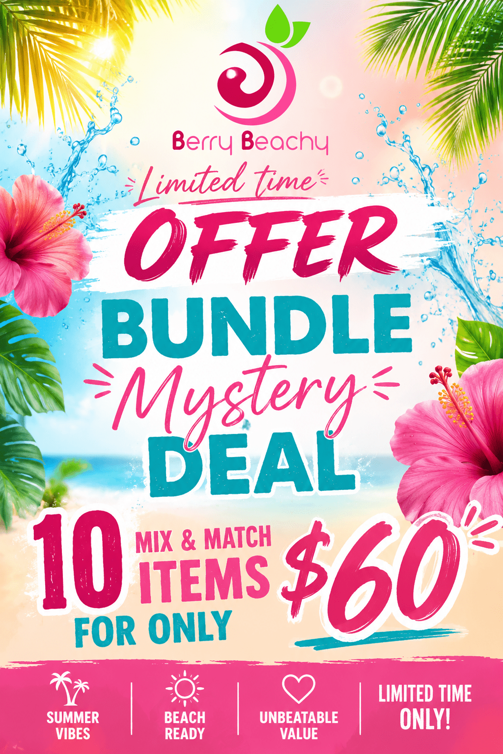 SUMMER MYSTERY BUNDLE PACK - Berry Beachy Swimwear