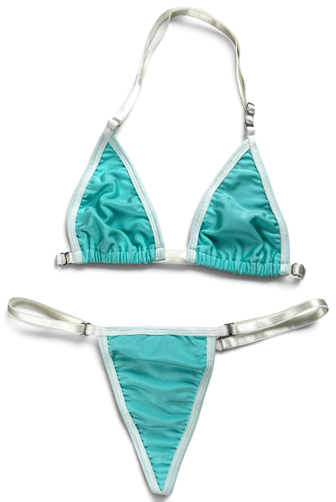SUN KISSED TANNING BIKINI SET - AQUA LAGOON - Berry Beachy Swimwear