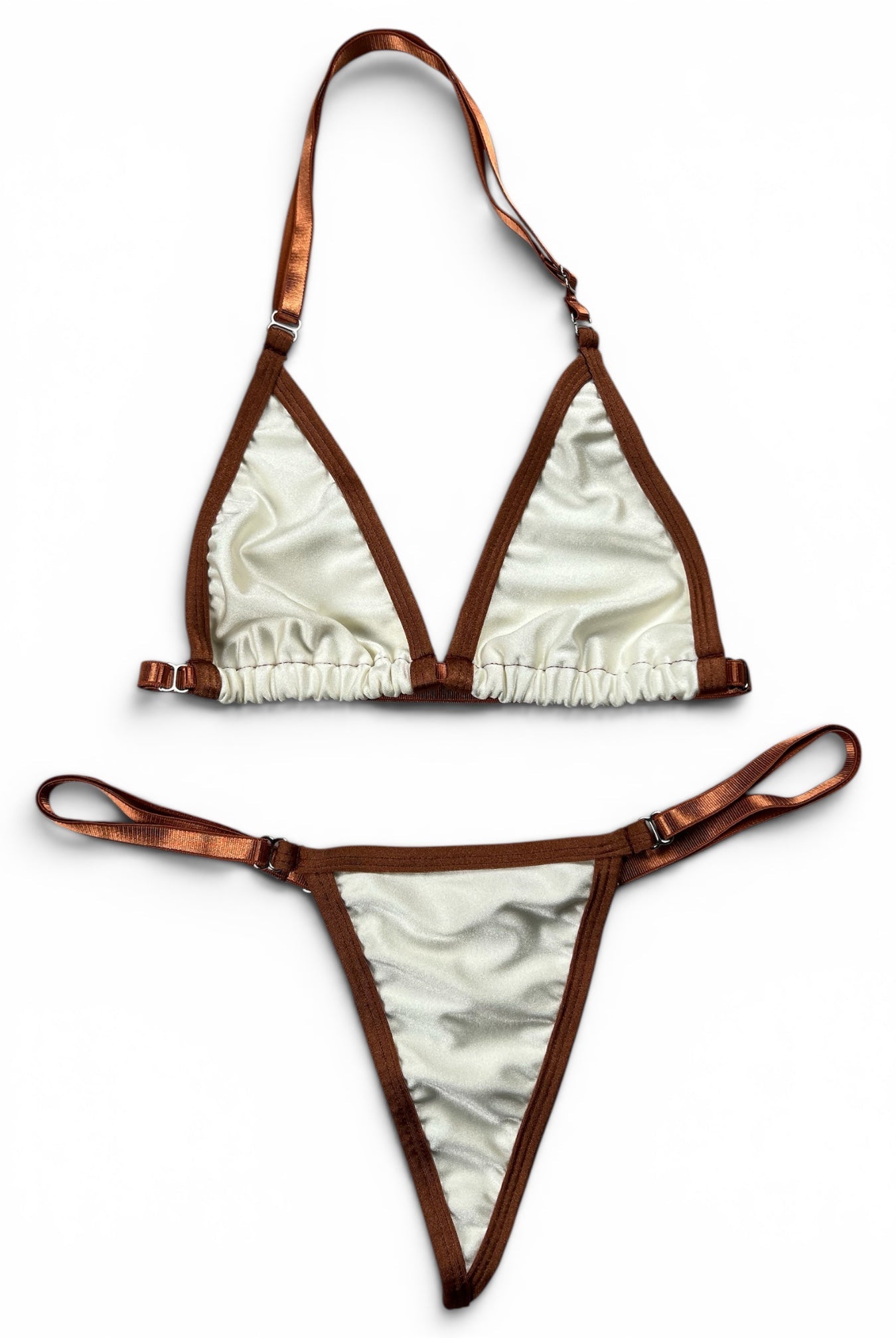 SUN KISSED TANNING BIKINI SET - BRONZED COCONUT - Berry Beachy Swimwear