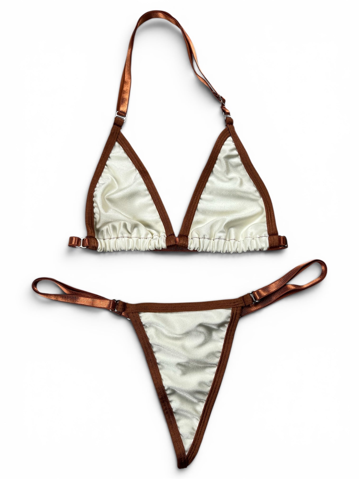SUN KISSED TANNING BIKINI SET - BRONZED COCONUT - Berry Beachy Swimwear