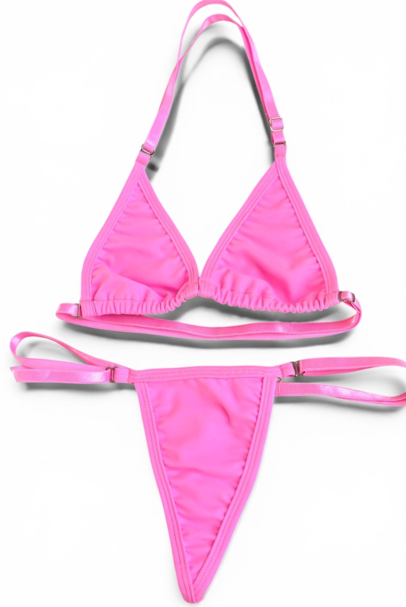 SUN KISSED TANNING BIKINI SET - BUBBLEGUM PINK - Berry Beachy Swimwear