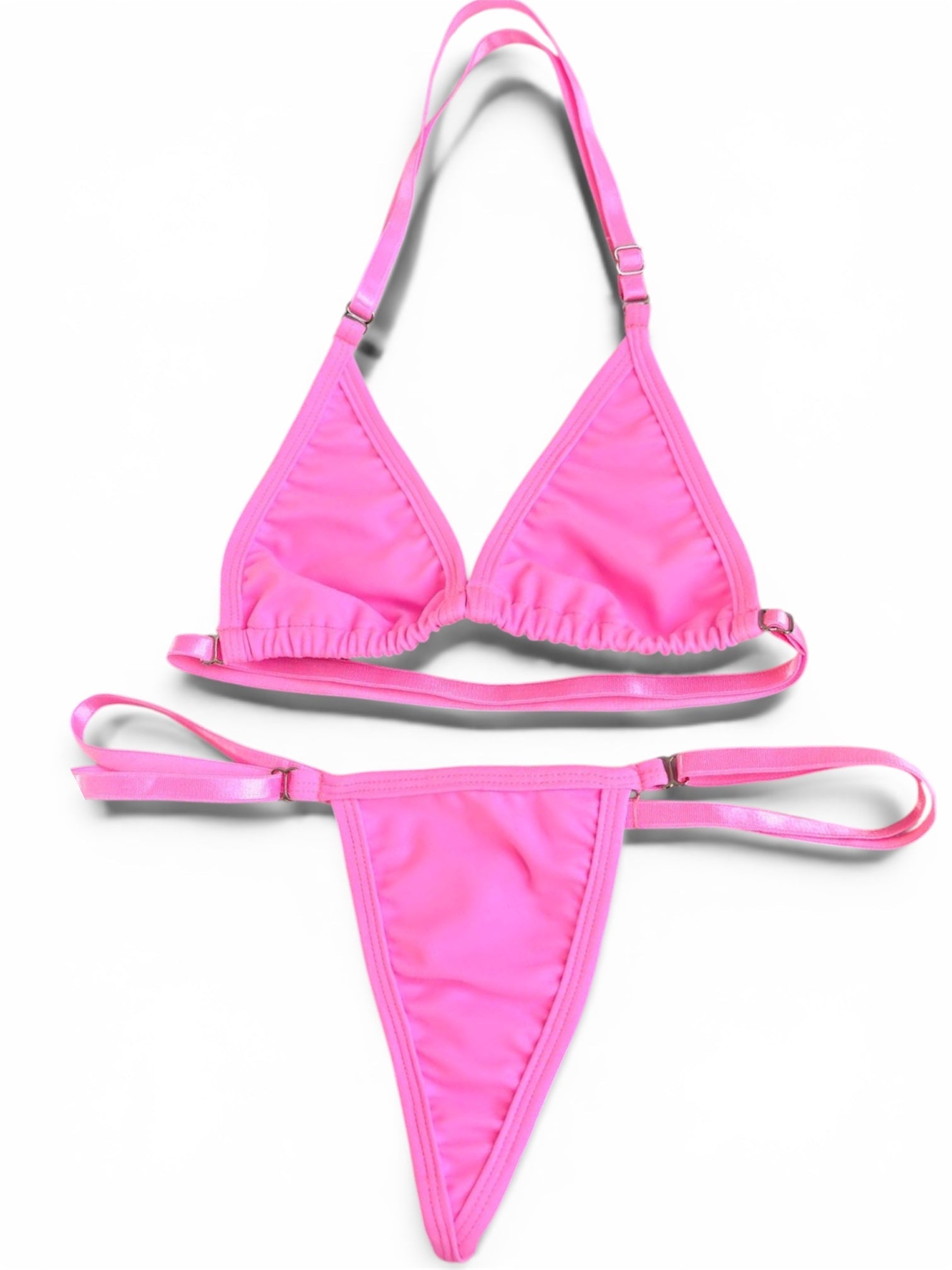 SUN KISSED TANNING BIKINI SET - BUBBLEGUM PINK - Berry Beachy Swimwear