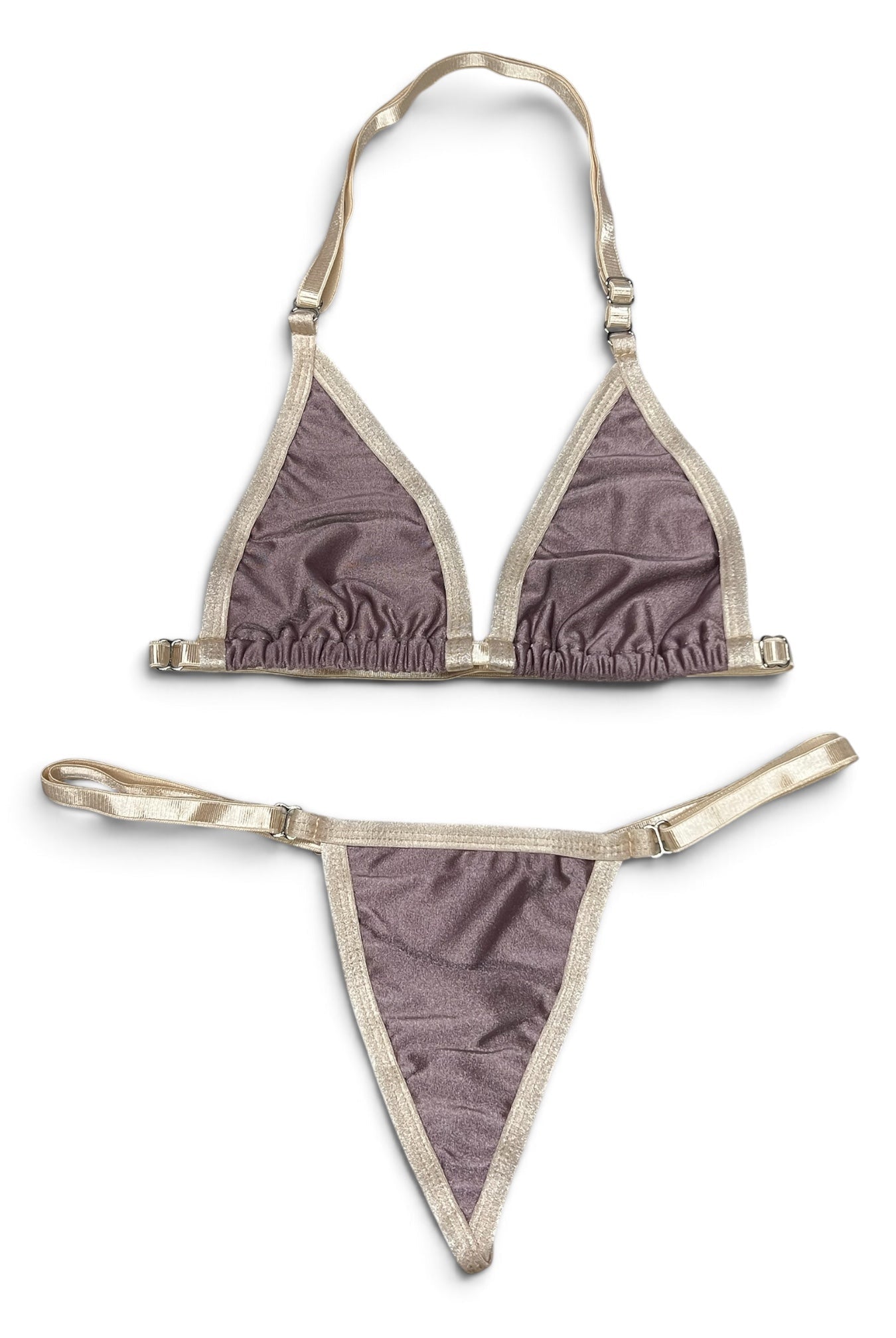 SUN KISSED TANNING BIKINI SET - MOONSTONE - Berry Beachy Swimwear