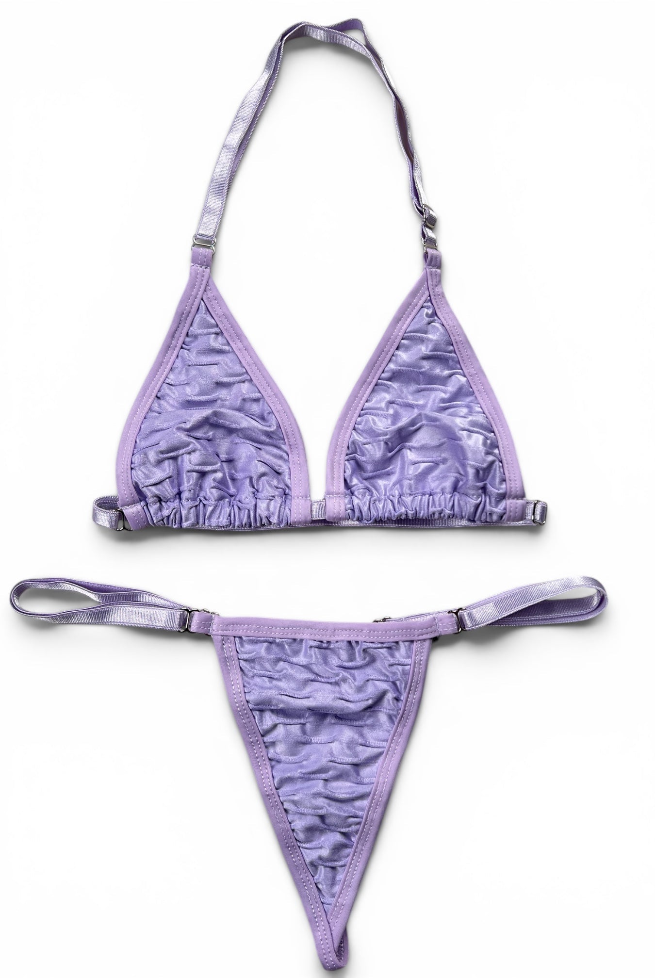 SUN KISSED TANNING BIKINI SET - ORCHID BLOOM - Berry Beachy Swimwear