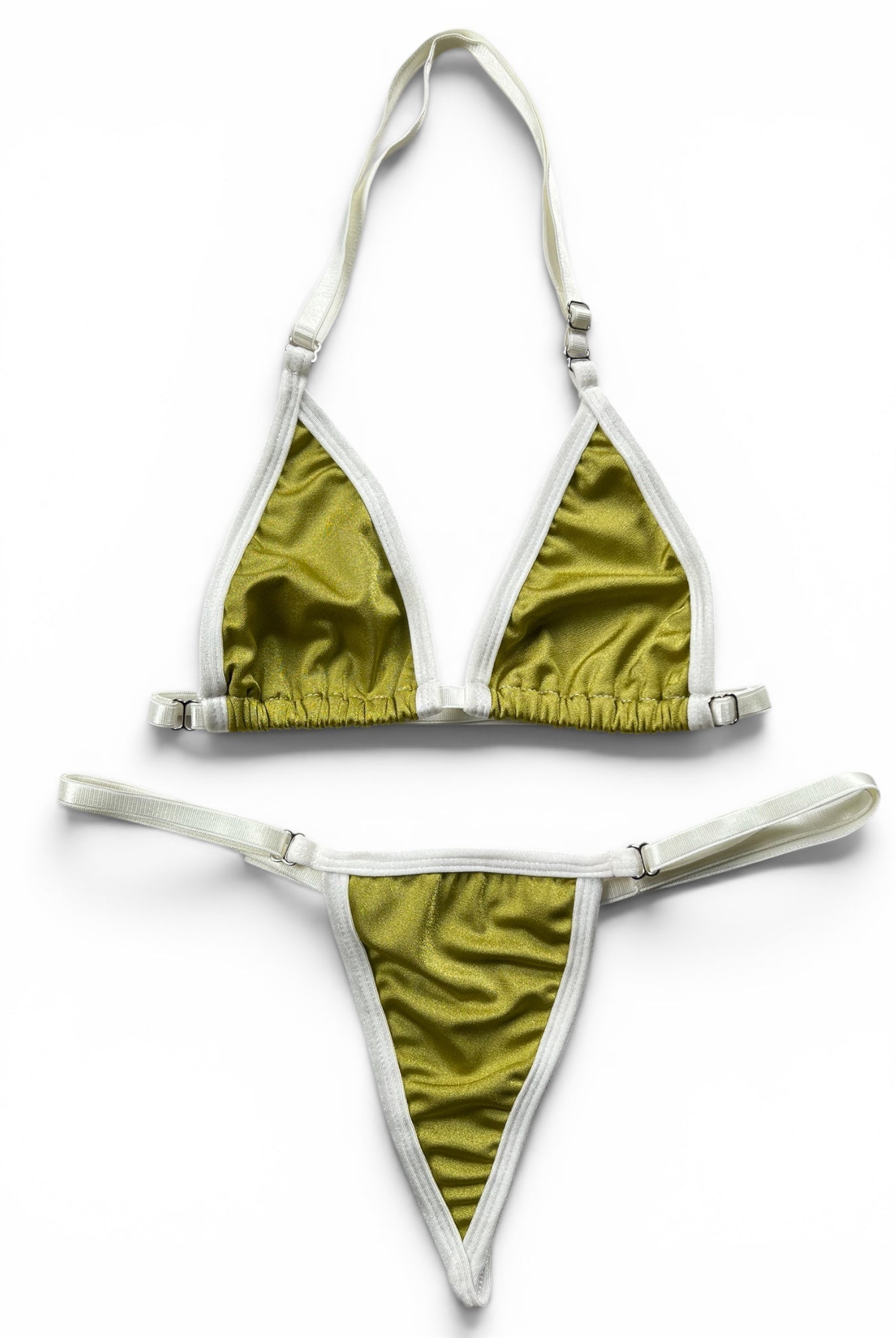SUN KISSED TANNING BIKINI SET - PALM LEAF - Berry Beachy Swimwear