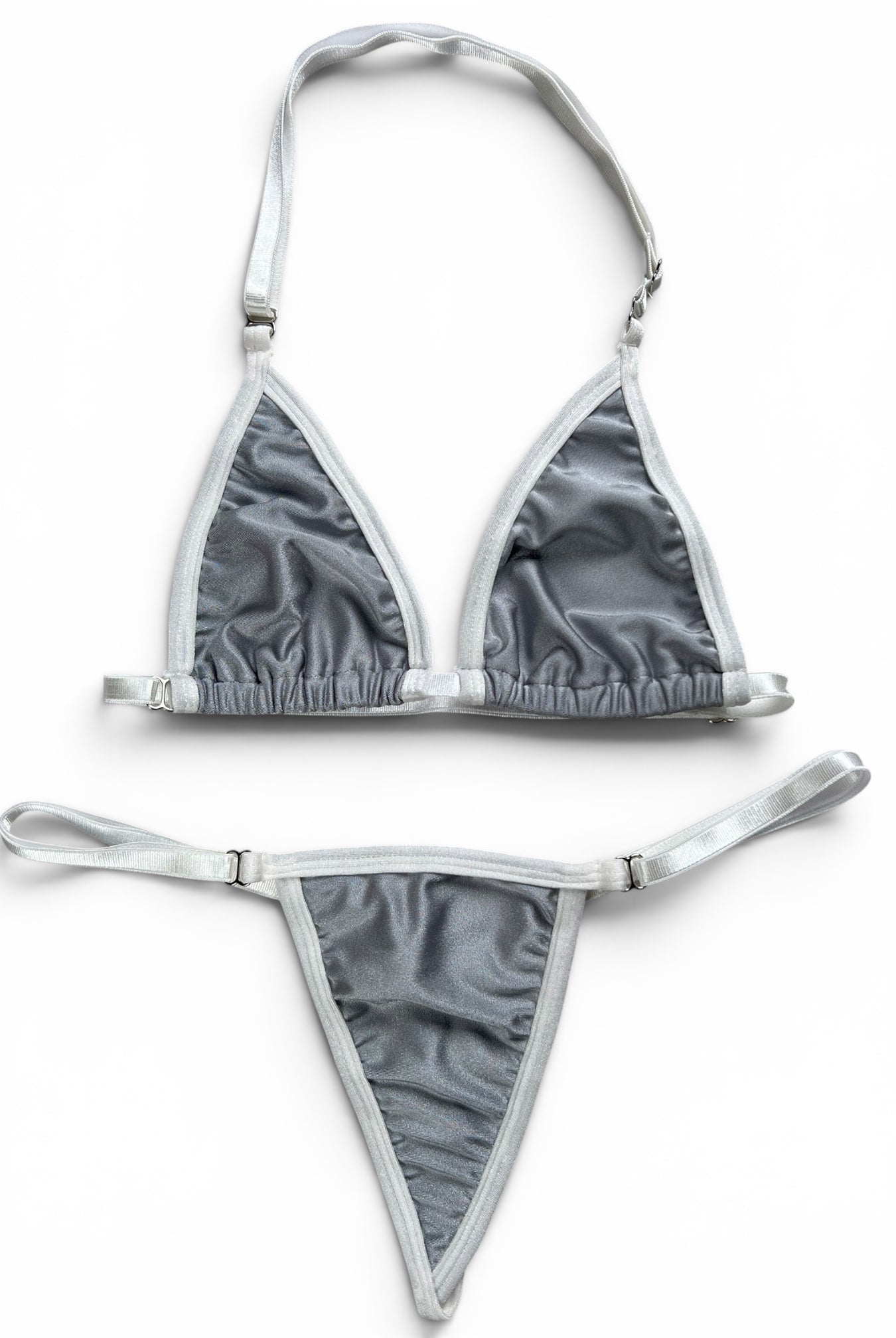 SUN KISSED TANNING BIKINI SET - SILVER TIDE - Berry Beachy Swimwear