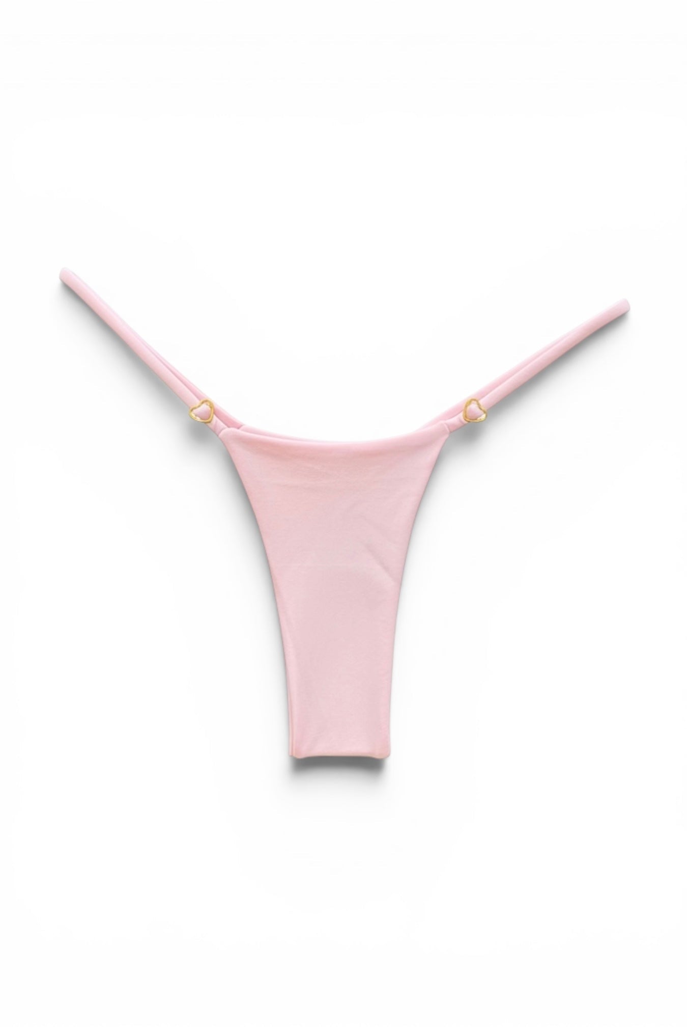SWEETHEART THONG BOTTOM - SHEER PINK - Berry Beachy Swimwear