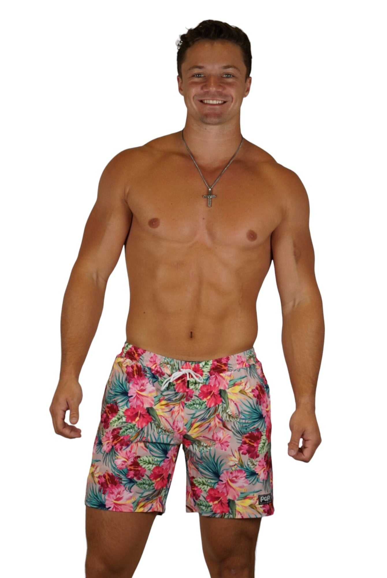 TAHITI MEN TRUNKS 5.5" & 7.5" STRETCH - Berry Beachy Swimwear