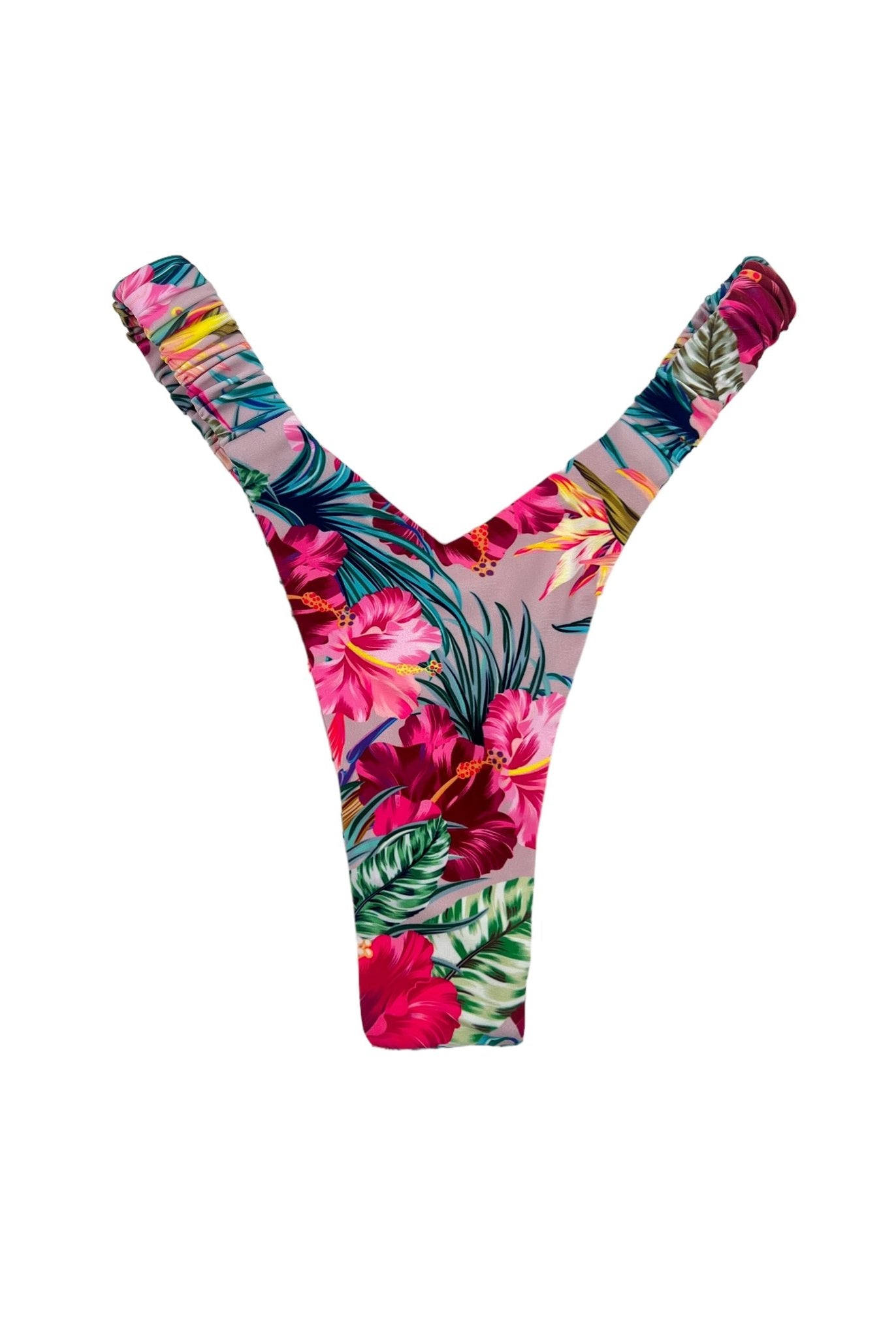 TAHITI SCRUNCHIE V BOTTOM - Berry Beachy Swimwear