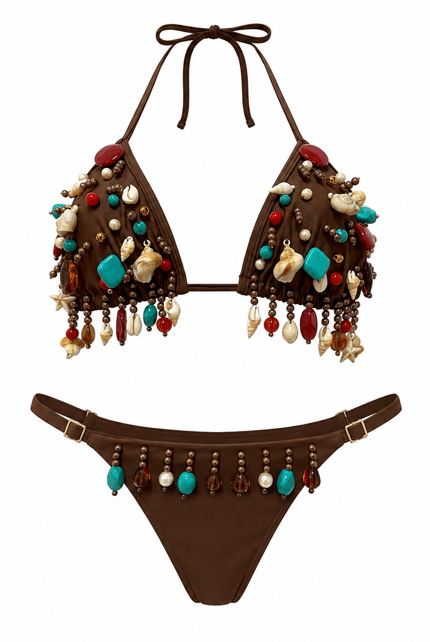 TESORO DEL MAR SET- COCOA - Berry Beachy Swimwear