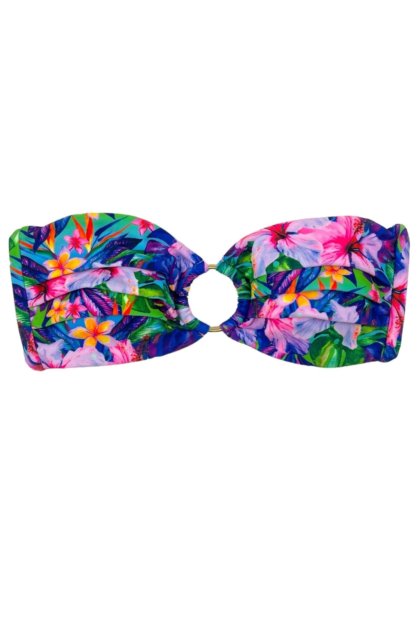TROPICANA BLISS BANDEAU TOP - Berry Beachy Swimwear