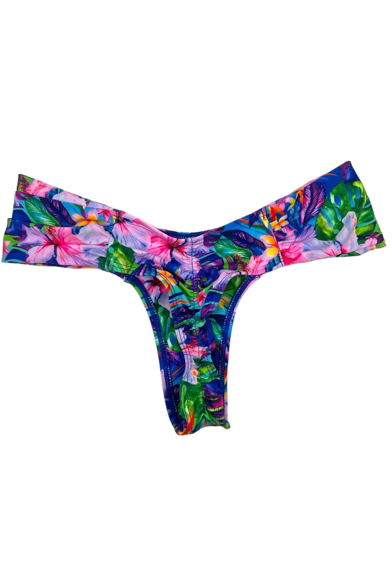 TROPICANA BLISS RUCHED BOTTOM - Berry Beachy Swimwear