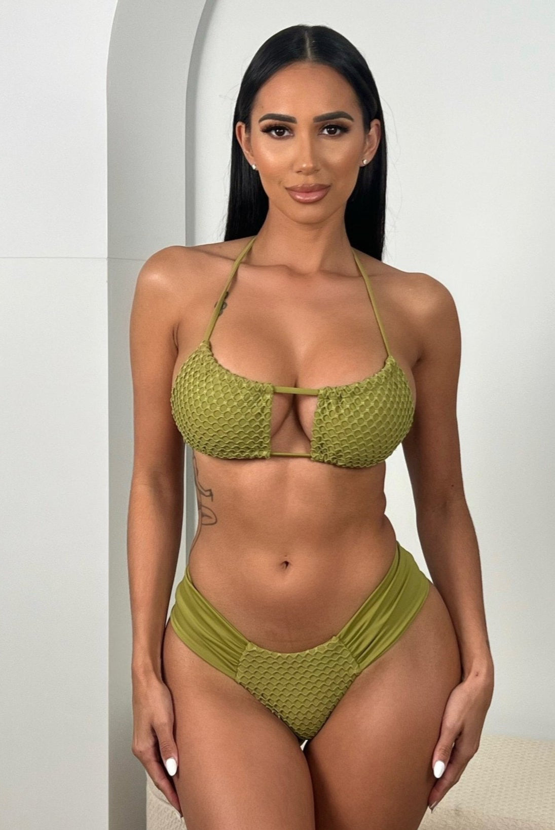 TULUM MULTIWAY TOP - SAGE - Berry Beachy Swimwear