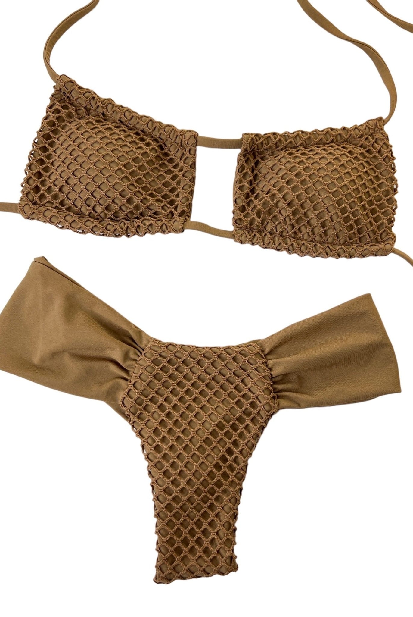 TULUM MULTIWAY TOP - TAN - Berry Beachy Swimwear