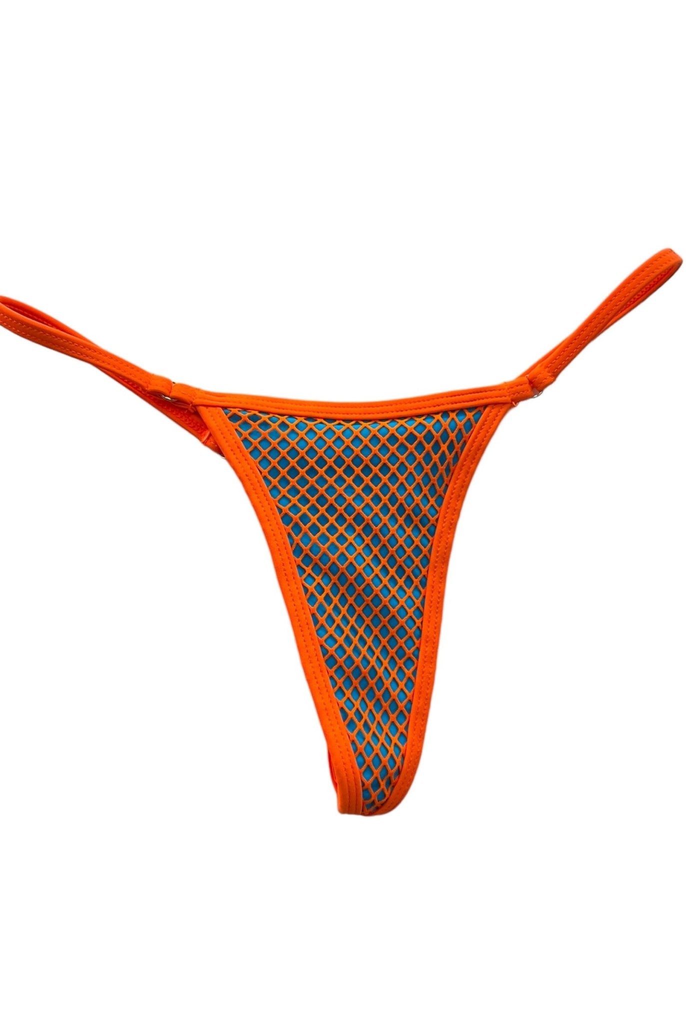 TULUM NEON MICRO THONG BOTTOM - FANTA - Berry Beachy Swimwear