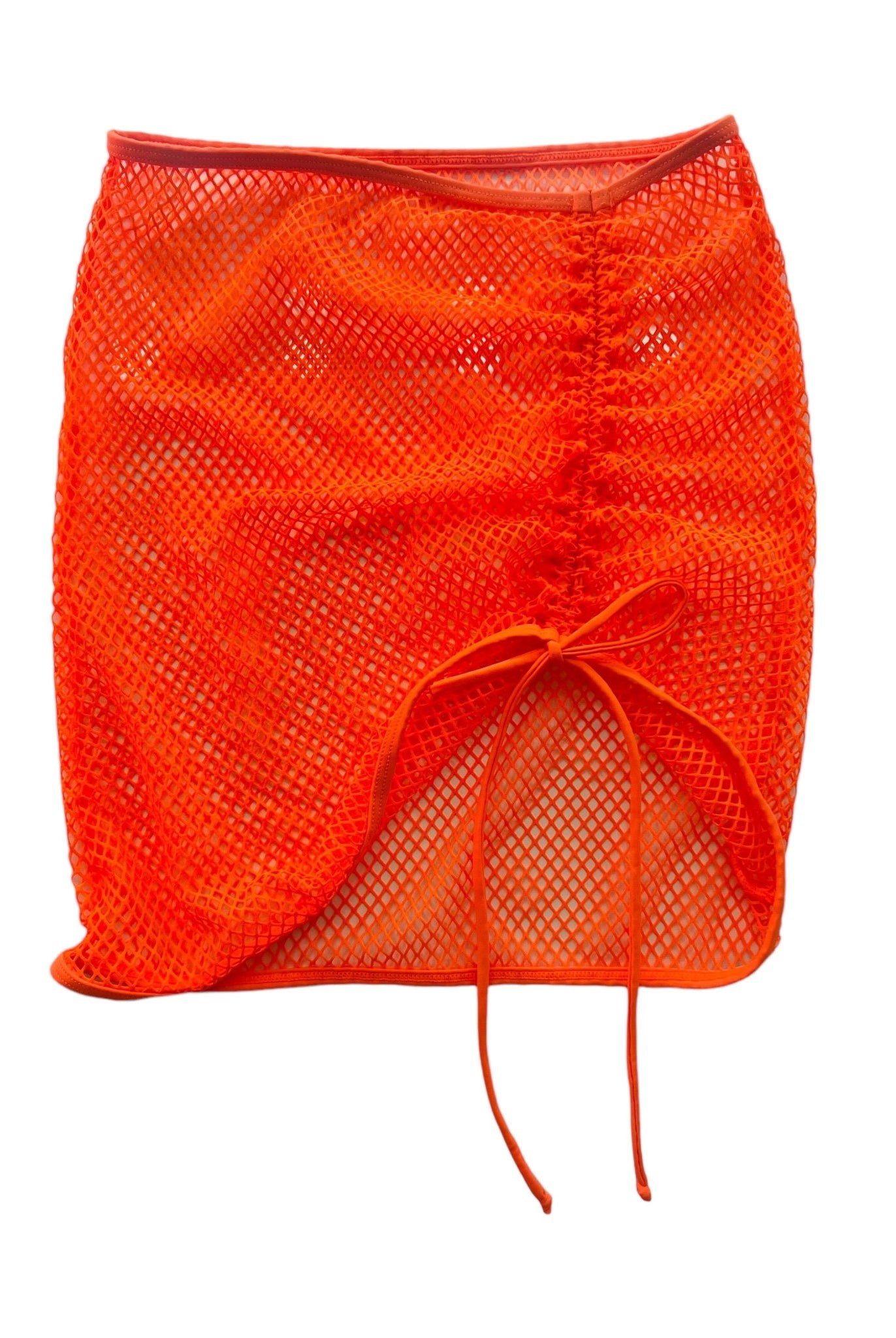 TULUM NEON SKIRT - NEON ORANGE - Berry Beachy Swimwear