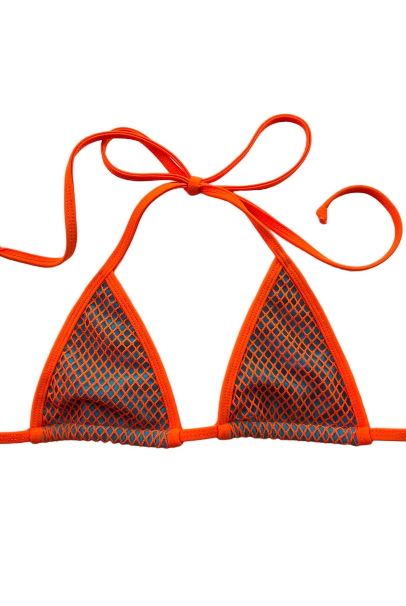 TULUM NEON TRIANGLE TOP - FANTA - Berry Beachy Swimwear