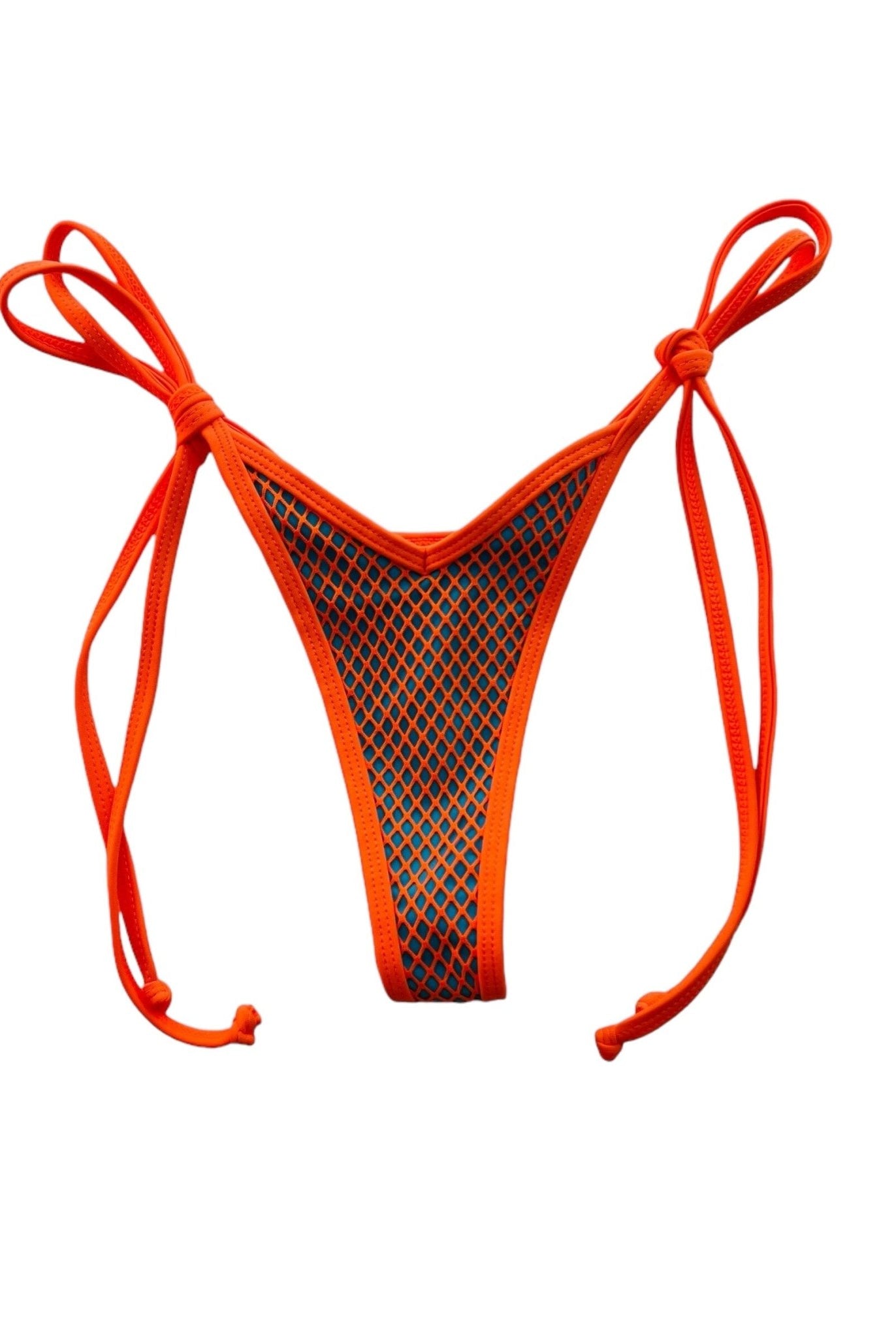TULUM NEON V CUT THONG BOTTOM - FANTA - Berry Beachy Swimwear