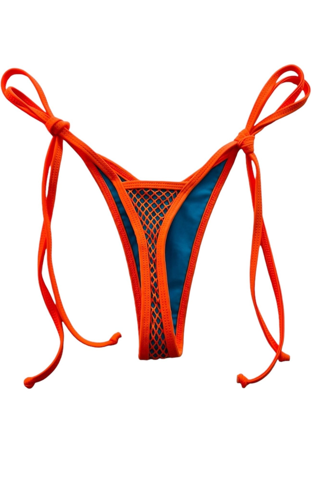 TULUM NEON V CUT THONG BOTTOM - FANTA - Berry Beachy Swimwear