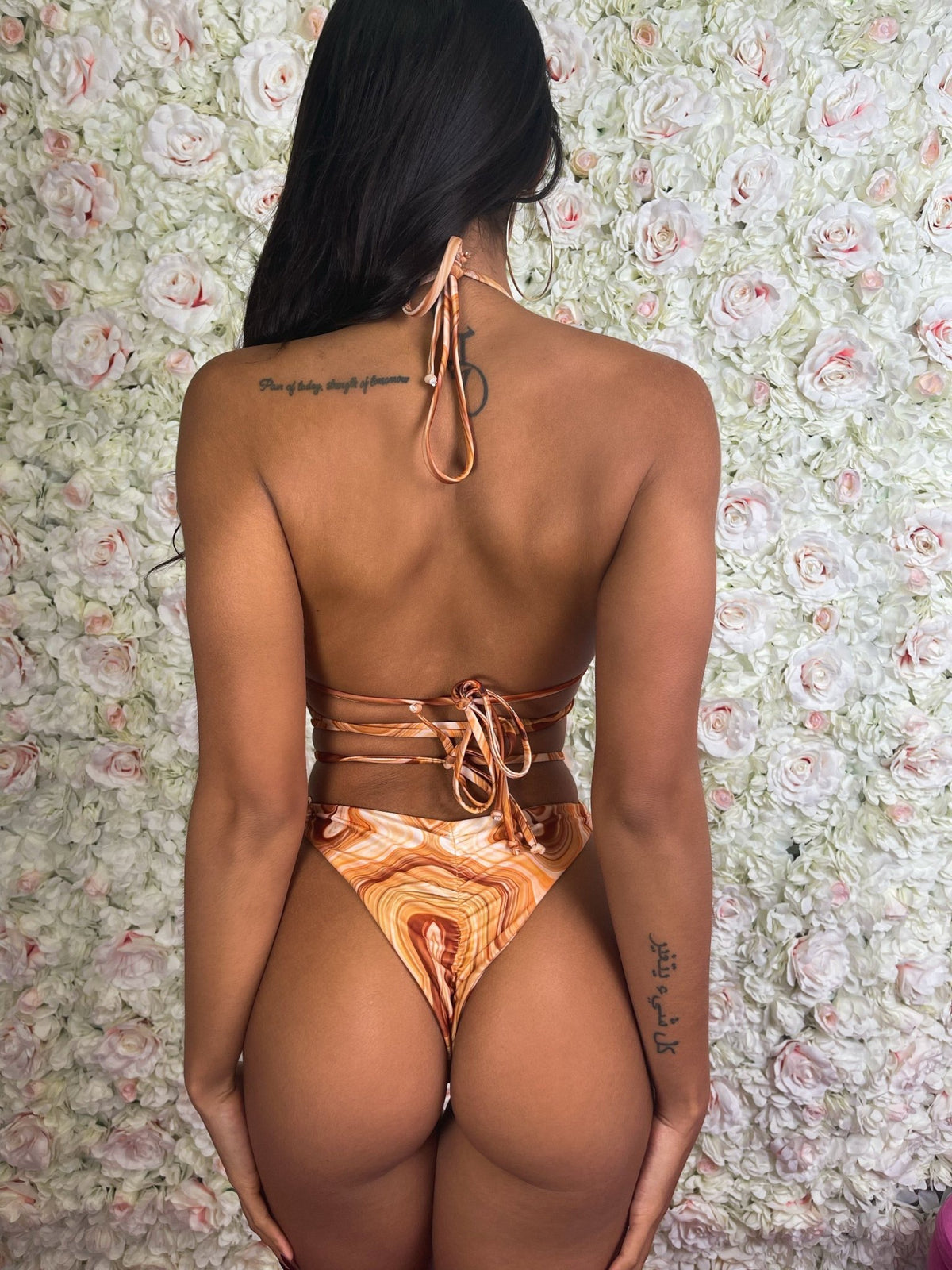 UTAH RING CHEEKY SCRUNCH BOTTOM - Berry Beachy Swimwear