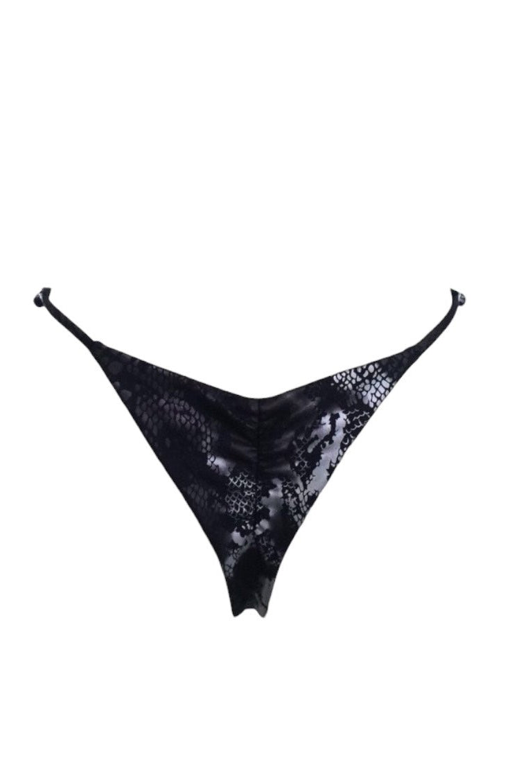 VIPER MINIMAL BOTTOM - BLACK - Berry Beachy Swimwear