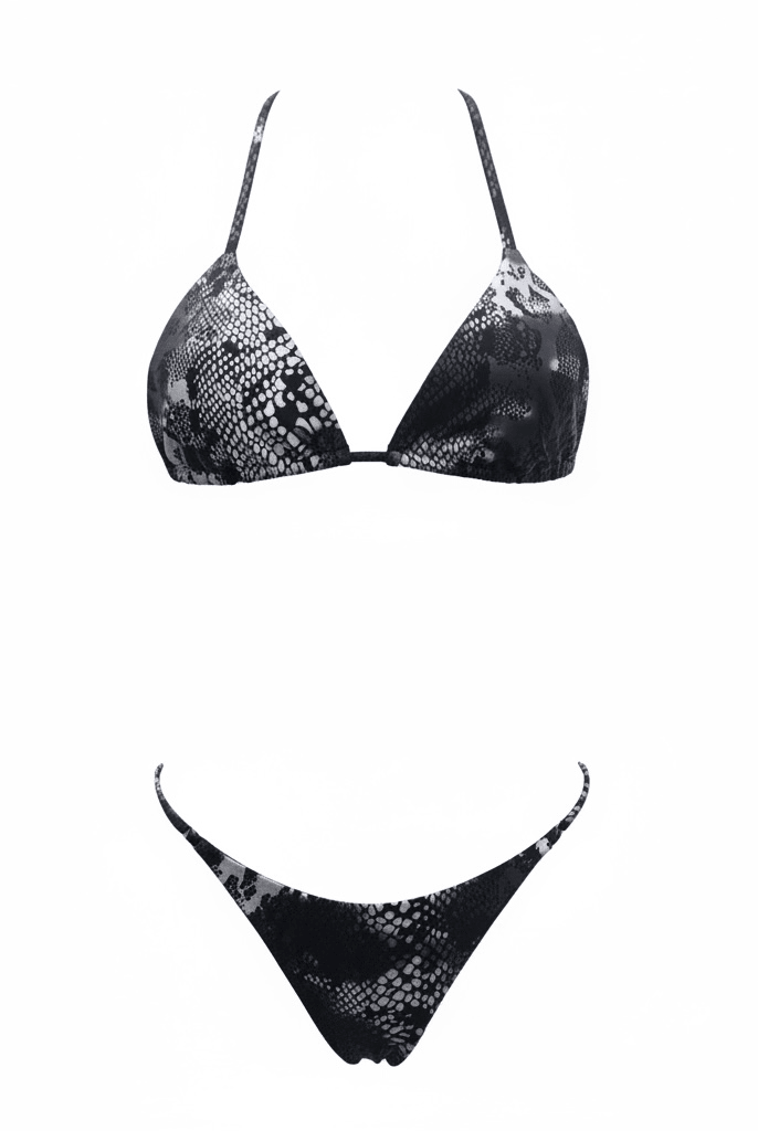 VIPER MINIMAL BOTTOM - BLACK - Berry Beachy Swimwear