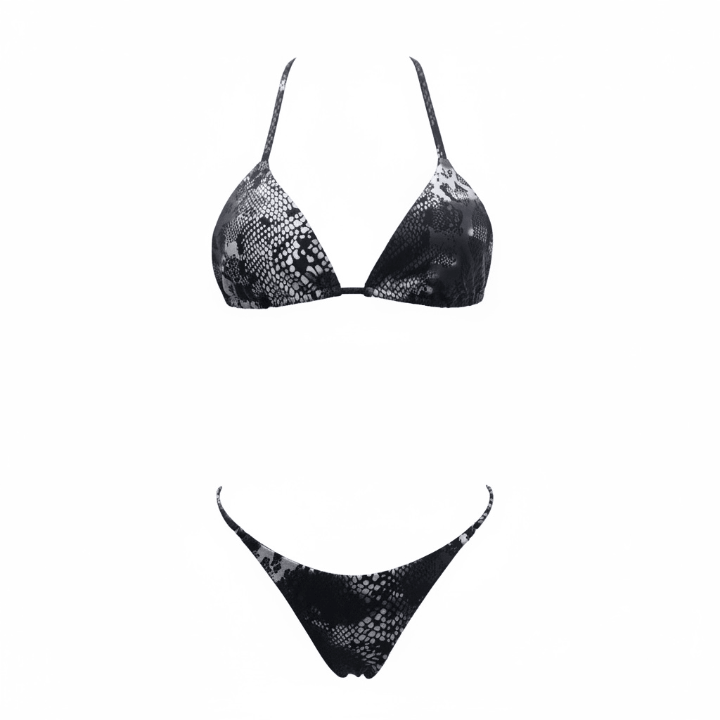 VIPER MINIMAL BOTTOM - BLACK - Berry Beachy Swimwear