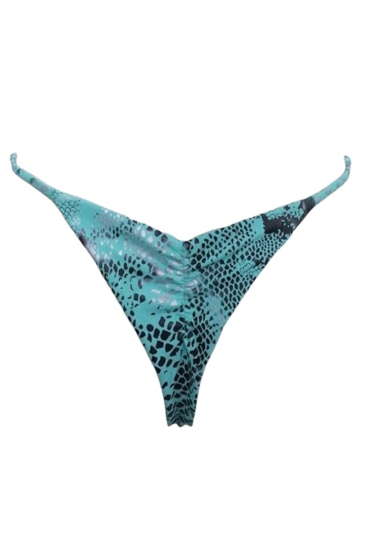 VIPER MINIMAL BOTTOM - TEAL - Berry Beachy Swimwear