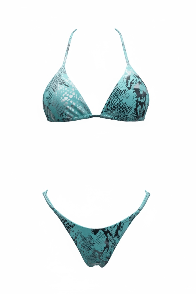 VIPER MINIMAL BOTTOM - TEAL - Berry Beachy Swimwear