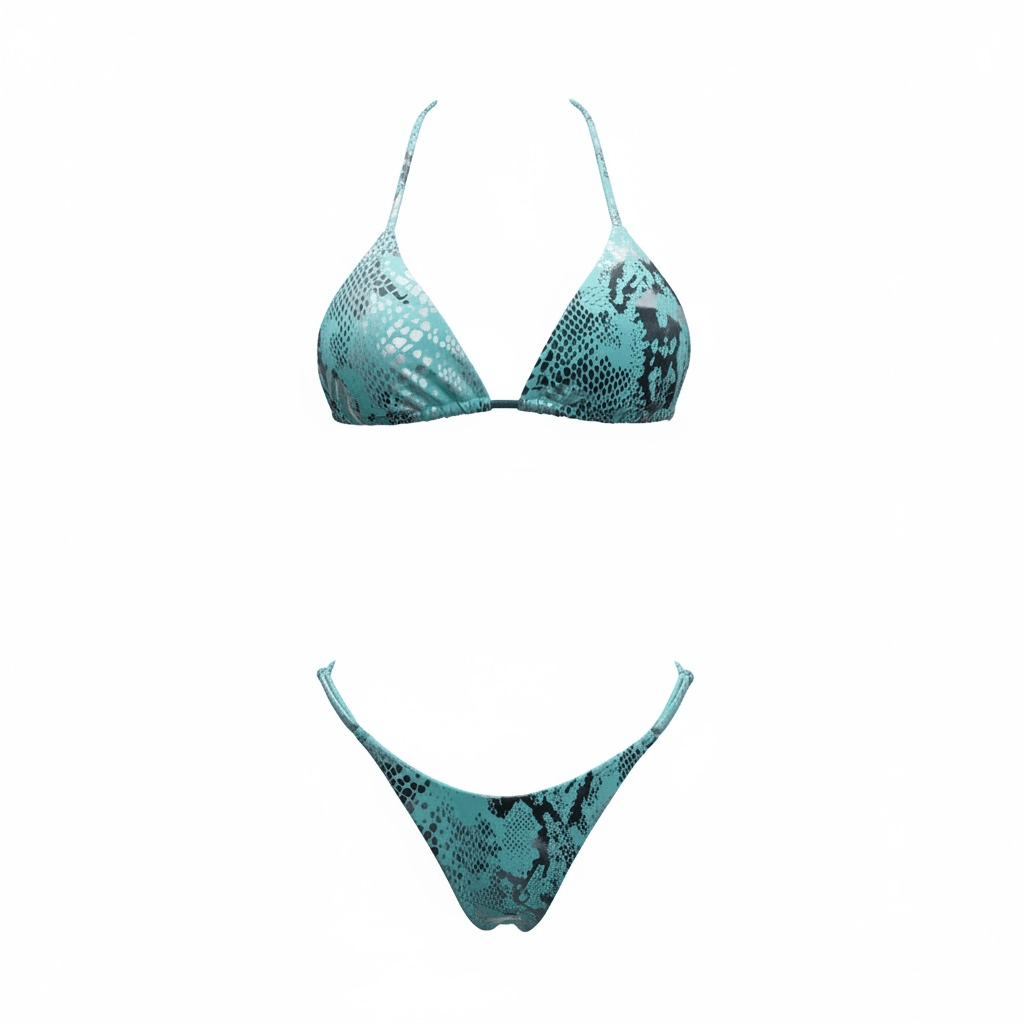 VIPER MINIMAL BOTTOM - TEAL - Berry Beachy Swimwear