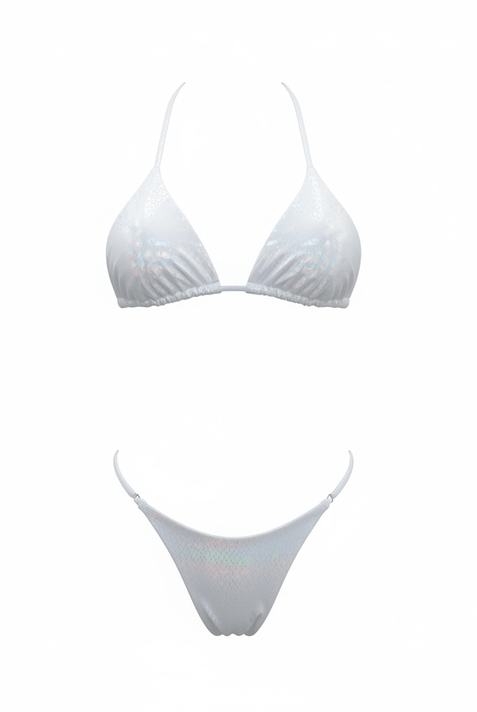 VIPER MINIMAL BOTTOM - WHITE - Berry Beachy Swimwear
