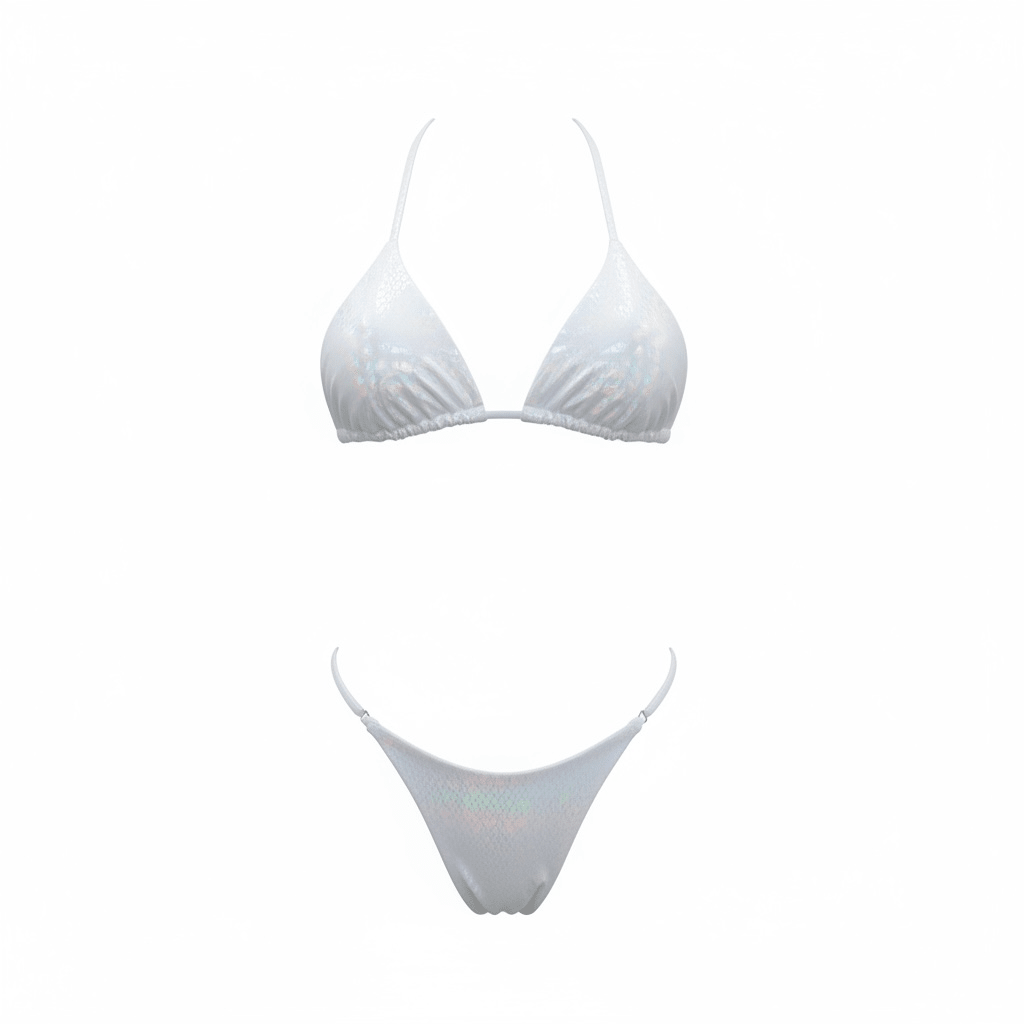 VIPER MINIMAL BOTTOM - WHITE - Berry Beachy Swimwear